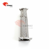 Kit de Downpipe d'échappement haute performance pour Audi A6 A7 C7 C7.5 2.0T avec double capteur O2 et solution d'isolation thermique radiante