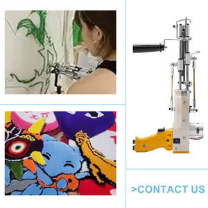 ปืนทัฟติ้งทำพรมแบบ<span class=keywords><strong>มือ</strong></span> ผลิตในจีน ดีไซน์ทันสมัย น้ำหนักเบา สีตามสั่ง ขนตัด/ขนห่วง - Product Image 1