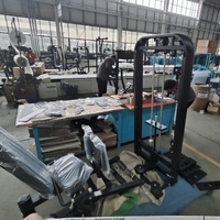 Máquina Comercial LT019 para Abducción de Muslos Externos, Equipo de Entrenamiento de Fuerza para Cadera y Glúteos con Selector de Peso para Gimnasio