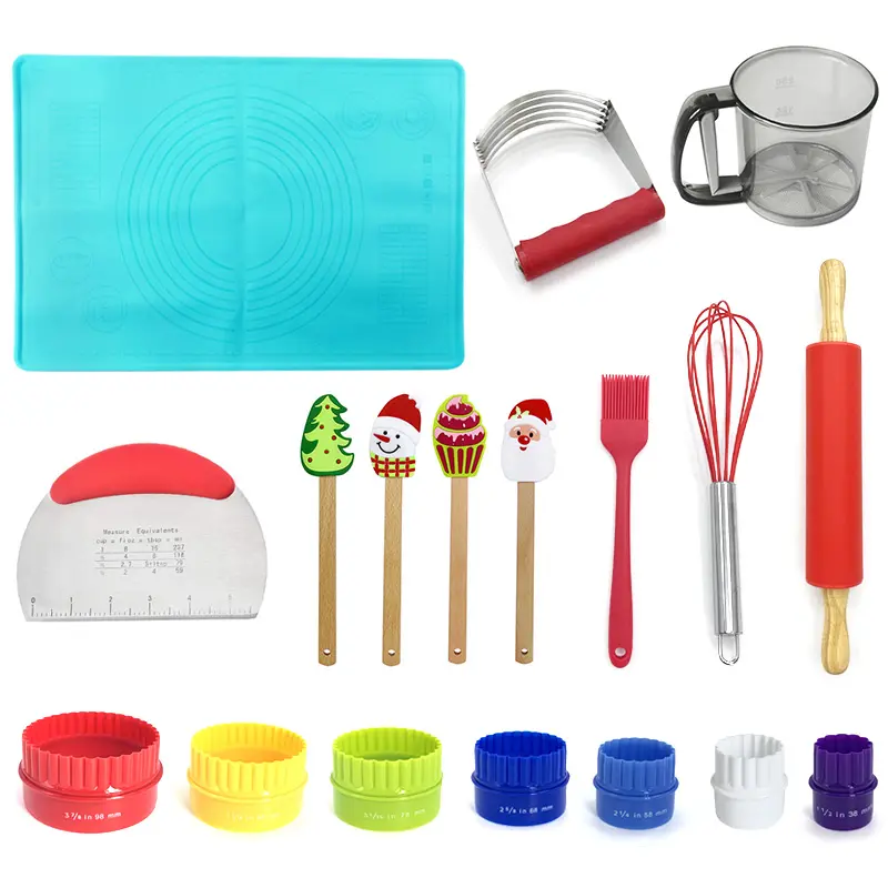 Christmas Set Complete Baking Tools Set Baking Pastry Tools Baking Accessories Cake Decorating Tool Set