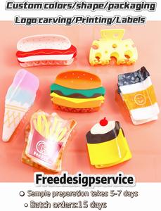 <span class=keywords><strong>Ume</strong></span> OEM 2026 Horquillas Personalizadas de Acetato con Diseños Variados de Hamburguesa, Papas Fritas y Helado, Elegantes y Modernas para Peinados Femeninos - Product Image 2