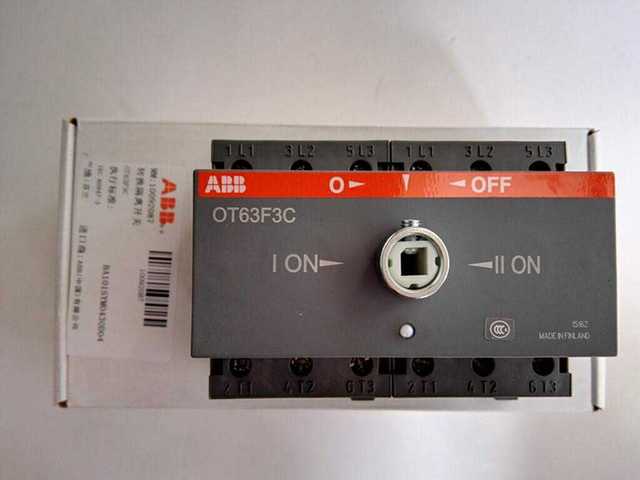 A B B Genuine Goods Dual Power Conversion Switch Ot16/25/40/63/80/100/125/F4C