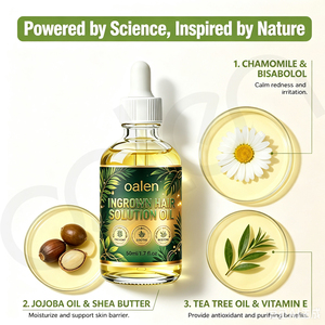 Huile Douce Luxfume à Marque Blanche Infusée au Bisabolol pour Poils Incarnés – Réduit les Rougeurs et les Boutons de Rasoir, Restaure la Barrière Cutanée, Corps Entier - Product Image 3
