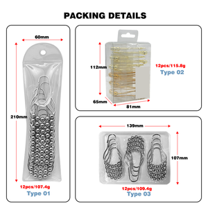 EWANG Wholesale 72mm Bathroom Shower Poles Curtain Sets <b>Hooks</b> Ring - Product Image 5