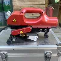 Máquina de soldadura de Geomembrana 800, depósito de 1,0mm, soldadura de membrana antifiltración, máquina de soldadura de escalada de doble rodillo