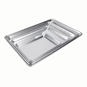 Rectangular Aluminum Baking Pan 60x40 Cm Perforated Cake Tray Oven Safe Commercial Use - Product Image 3