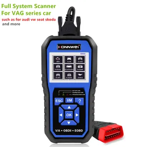 konnwei brand factory direct German car ABS SRS TPS Oil reset full system diagnostic scanner for VAG series car