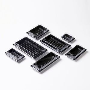 Barquette alimentaire biodégradable en amidon de maïs, blanche, écologique, 6 pouces, pour fêtes et sushis - Product Image 1