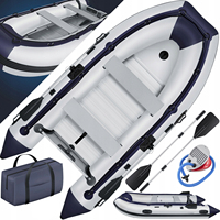 Bateau d'assaut pliable anti-collision, bateau gonflable en PVC, bateau rapide pour la pêche