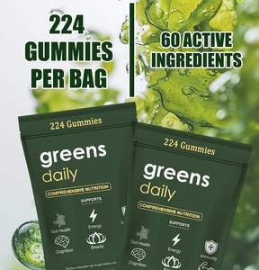 Gomitas Veganas de Superalimentos Verdes - Multivitaminas y Minerales Diarios Todo en Uno - Energía Natural, Salud <span class=keywords><strong>Intestinal</strong></span> e Inmunidad - Deliciosas - Product Image 6