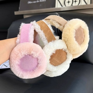 Automne hiver unisexe doux en peau de mouton véritable fourrure <span class=keywords><strong>cache</strong></span>-oreilles couverture d'<span class=keywords><strong>oreille</strong></span> en <span class=keywords><strong>laine</strong></span> naturelle pour les vacances en gros vrais bouchons d'<span class=keywords><strong>oreille</strong></span> en fourrure de mouton - Product Image 5