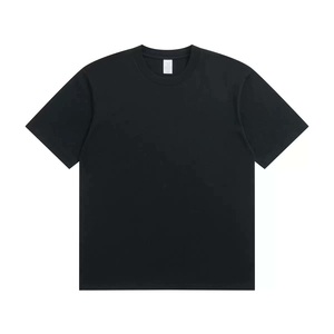 T-shirt personnalisé en coton 100% lourd 300G, OEM ODM, coupe ample unisexe, col rond, manches courtes, avec logo - Product Image 2