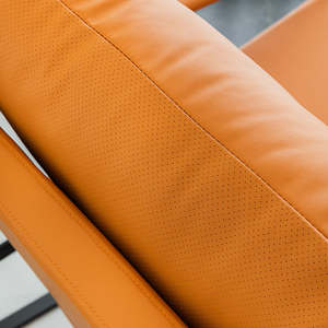 Sillón Individual Moderno y Sencillo, de Estilo Ligero y Lujoso, con Estructura de Hierro, para Oficina, Recepción de Hotel, Sala de Estar o Sala de Espera - Product Image 4