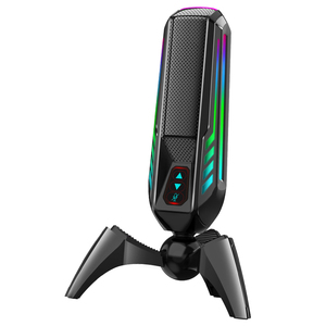 Streaming Gaming Computer Micrófono USB PC Condensador RGB Light Micrófono <span class=keywords><strong>para</strong></span> grabación de video Youtube Studio - Product Image 1