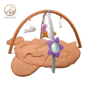 Venta al por mayor plegable Baby Play Gym Unisex Soft Toy Home Use Crawling Play Mat Baby Soft Plush - Product Image 1