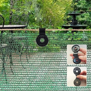 Clips pour toile d'ombrage, pinces pour <span class=keywords><strong>tissu</strong></span> d'ombrage, accessoires, œillets pour couverture en filet, <span class=keywords><strong>tissu</strong></span> pare-soleil pour jardin et serre - Product Image 6