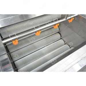 Industrial Ginger Carrot Washer Commercial Ginger Washer And <b>Peeler</b> Heavy Duty Ginger Washer And Peeling Machine - Product Image 3
