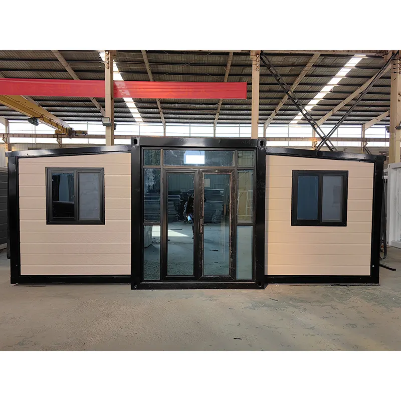 40ft Quickly Installed Movable Prefab Container Expandable Transportable Houses Home With 3 Bedrooms For Sale