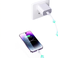 Kabel USB-C ke USB-C 8-Pin Pengisian Cepat PD 20W, Selubung PVC, Tahan Api, Bersertifikasi 3C, Opsi Logo Kustom