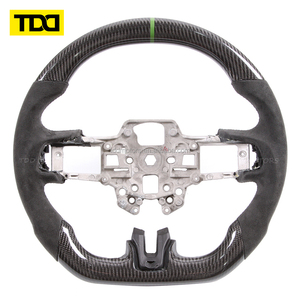 พวงมาลัยคาร์บอนไฟเบอร์ TDD สำหรับ Ford Mustang GT GT 5.0 S550 GT500 Shelby ปี 2019+ - Product Image 3