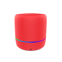 Altavoz Bluetooth Inalámbrico Portátil Mini con Logotipo Personalizado, Luz RGB, Altavoz para Exteriores, Reproductor de Música Recargable, Venta al Por Mayor OEM