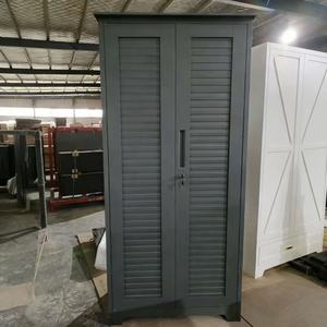 Armoire de rangement extérieure en métal robuste à 2/3 portes, imperméable, résistante au soleil, à la décomposition et à l'humidité, armoire à outils, armoire de rangement - Product Image 1