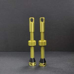 High Quality 48mm Lemon Color Presta <b>Valve</b> Aluminum Alloy Bicycle <b>Tubeless</b> Accessories US Origin - Product Image 5