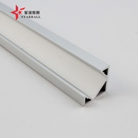 Profilé LED encastré fin en aluminium Série 6000, surface anodisée, indice de protection IP20, CRI90, garantie 5 ans, éclairage linéaire intérieur