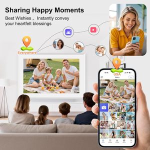Calendario Inteligente con Pantalla Táctil INSOVISION de 10.1 Pulgadas con Video HD de 1080p, Soporte para MP3, Wi-Fi y Reloj - Product Image 5