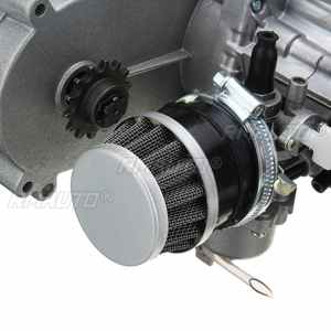 Moteur 2 temps à démarrage manuel avec pignon 25H, transmission et filtre à air pour mini moto de poche 49CC, quad, dirt bike, VTT 4 roues - Product Image 6