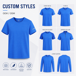 <span class=keywords><strong>T</strong></span>-<span class=keywords><strong>shirt</strong></span> de sport Dry Fit personnalisé avec logo, haute qualité, réfléchissant, en maille, streetwear, vêtements pour <span class=keywords><strong>homme</strong></span>, fournisseur en gros - Product Image 4