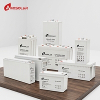 Batterie au plomb-gel à décharge profonde 200Ah 12V 150Ah 300Ah 400Ah 1000Ah pour stockage d'énergie solaire, chariots de golf et éclairage
