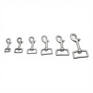 Stainless Steel 316 Marine #2 Eye Bolt Square Swivel Carabiner 3/4 Inch Belt 65mm Pet <b>Yacht</b> Boat Hardware Accessories - Product Image 5