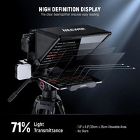NEEWER X14 III Téléprompteur HD 14 pouces avec verre séparateur de faisceau, télécommande RT113 et fixation rapide pour tablettes/appareils photo reflex numériques/téléphones