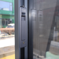 Ventana Corredera Horizontal Antirrobo de Aleación de Aluminio Personalizada de Fábrica, Acero Inoxidable para Sala de Estar, Hotel, Villa, Cocina
