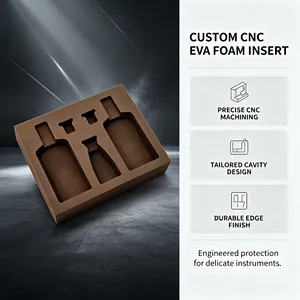 Bandeja de Espuma EVA de Alta Densidad Cortada a Medida con CNC, Inserto Antichoque para Herramientas de Precisión - Product Image 3
