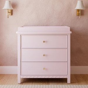 <span class=keywords><strong>Commode</strong></span> <span class=keywords><strong>à</strong></span> <span class=keywords><strong>langer</strong></span> moderne <span class=keywords><strong>rose</strong></span> pour bébé, 3 tiroirs - Product Image 1