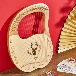 Mais novo instrumento cromático da lyre harp 19 cordas para jogadores profissionais à venda