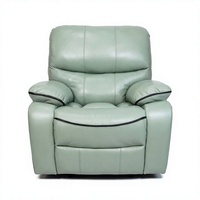 Canapé électrique confortable en cuir véritable pour salon, fauteuils inclinables de massage Haven