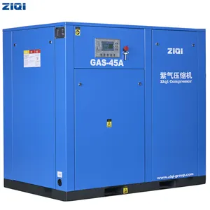 60Hp 45Kw General Industrial Belt Driven Twin Screw Air Compressor