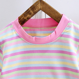 Venta al por Mayor de Conjuntos de Ropa para Niños, Estilo Nuevo, Camiseta a Rayas y Pantalones Cargo - Product Image 3