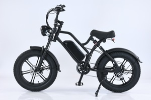 ZUKKA Bicicleta Eléctrica para Adultos, Motor de Tracción Trasera 500W, 20 "Fat Tire Dirt Bike, Bicicleta Todo Terreno para Nieve, Arena, Carretera - Product Image 5