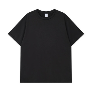 เสื้อยืดคอกลมปรับแต่งได้ โพลีเอสเตอร์ สีพื้น แขนสั้น ชุดลำลอง สีเทา สีเขียว สีน้ำเงินกรมท่า สีดำ สีแดงเบอร์กันดี YZ03-FX666 - Product Image 3