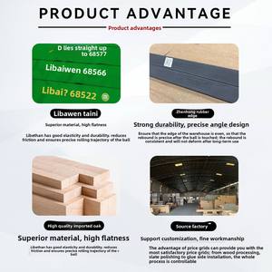 Club comercial Mesa de billar Estándar chino Ocho bolas Transformador de retorno automático T8 Piscina Alfombra de lana negra - Product Image 4