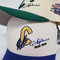 Gorras de Béisbol de 5 Paneles, Dos Tonos, con Logotipo Personalizado OEM ODM, Bordado 3D, Estructura en A, 100% Algodón, Gorras Deportivas