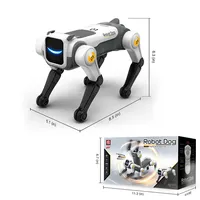 Perro Robot Eléctrico de Control Remoto de 24 GHz, Canta y Baila, Juguete Inteligente RC, Listo para Usar, Regalo Divertido para Niños de 8 Años en Adelante