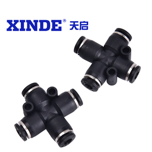 Khí nén khớp nối nhanh chóng đẩy để nhanh chóng kết nối Công Đoàn qua nhựa Air <span class=keywords><strong>hose</strong></span> Ống PZA-8 - Product Image 2