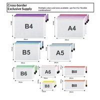 Étui à crayons en PVC transparent avec fermeture éclair, étanche, pour l'école, le bureau et le rangement (vente en gros)
