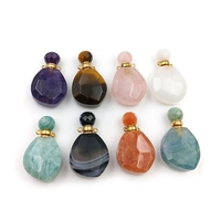 Vente en gros de bijoux pour dames, collier, pierre naturelle noire, améthyste, agate, cristal de quartz, pendentif essentiel, pendentifs de mode, breloques