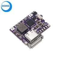 Tipe-c USB 5V 3,1 A konverter penguat, aksesori Bank daya ponsel IP5310 dengan sakelar indikator LED 5 hingga 4.2V